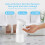 1St Sensorbadzeepdispenser Wit ABS Automatisch Touch-Free 3