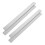 4Pz Strisce Metallo Argento Per Bacheca Ufficio E 10