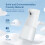 1St Sensorbadzeepdispenser Wit ABS Automatisch Touch-Free 9