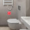 24Pz Adesivi Bagno Rame Rosso, Etichette Wc 8
