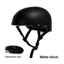 (black M 1pc)Professional Skating Helmet For Man Women Snowboard Snowmobile Ski Bicycle Helmets Plastic Sponge Wrist