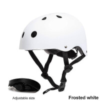 (white M 1pc)Professional Skating Helmet For Man Women Snowboard Snowmobile Ski Bicycle Helmets Plastic Sponge Wrist