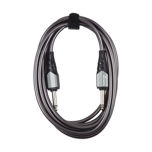 1/4 Inch Guitar Cable 10ft - 6.35mm, Dark Grey 2