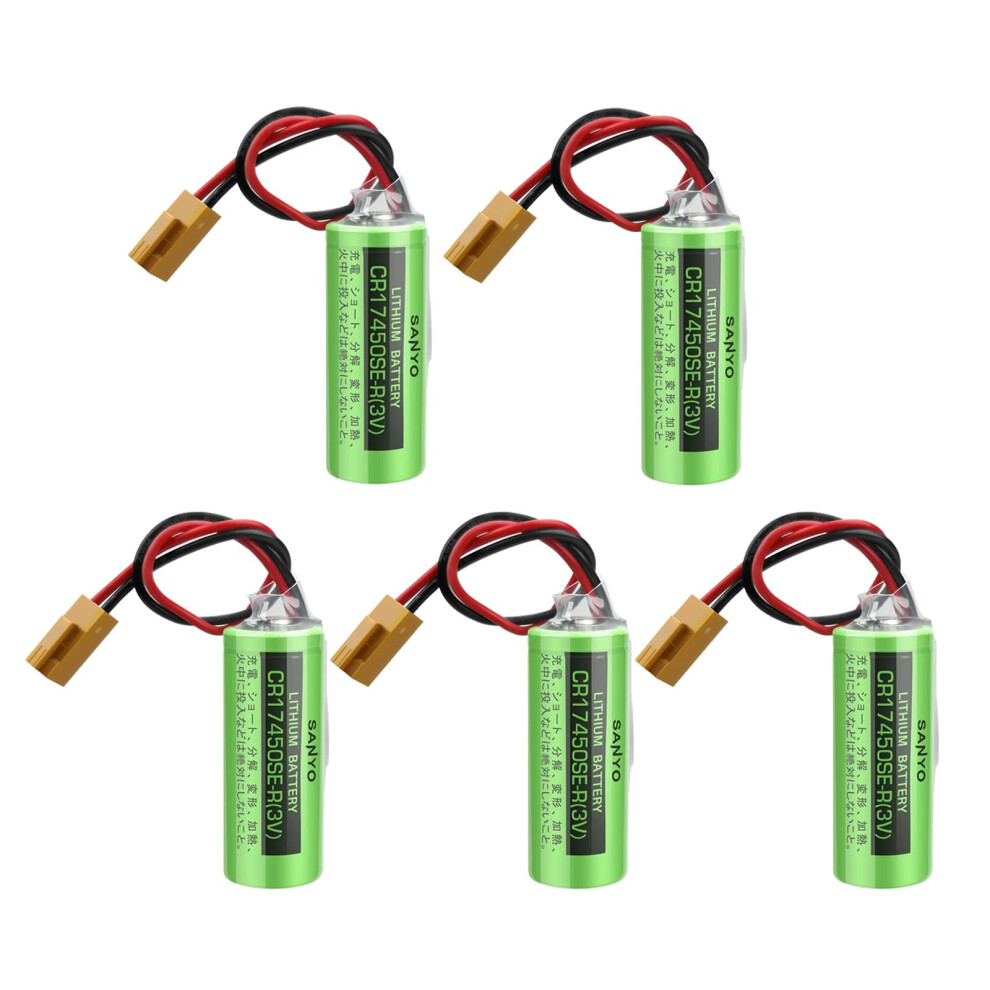 5 Pack Cr17450ser A98l00310012 3V Lithium System Battery For Fanuc Reliable Memory Backup 9073542795728