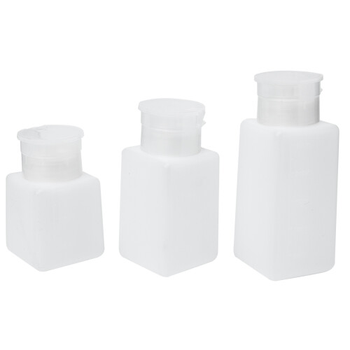 3Pièces Bouteilles Push-Down Plastique Usage Domestique