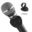 3Pièces Fixations Microphone Adhesives Plastique ABS Noir Faciles 4