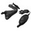 2Pièces Sangles Main Caméra Glisse PU Noir Confort Réglable 1
