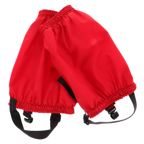 Ghette Antisabbia Rosse in Nylon Protettive Per Scarponi Outdoor