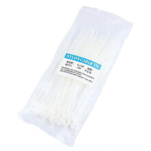 (White) 100pcs/set Cable Ties Self-locking Good Insulation 7 Colors Heavy Duty Cable Ties For Home - RiRi