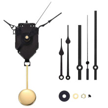 Diy Pendulum Clock Movement Mechanism with 3 Pairs Different Hands Quartz Repair Shaft Wall Clock