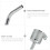 4Pièces Aluminium Argentées Air Chaud Pour Outils De Soudure 4