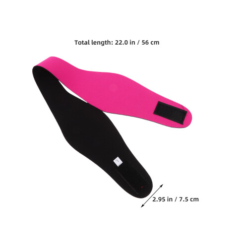 Fascia Rosa Orecchie Nuoto Tessuto Comfort 1
