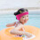 Fascia Rosa Orecchie Nuoto Tessuto Comfort 6