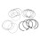23040 2B600 Wear-Resistant Piston Rings, 1.6L, Std 1