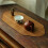 Slat Tea Tablemat L - Japanese Zen Cloud Pattern 4