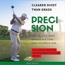 Golf Training Mat for Swing, Clearly Shows Impact Traces, Portable Training Mats for Backyards Swin - DD