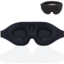 100% Blackout Sleeping Mask 3D Contouring Eye Mask Adjustable Strap Eye Mask - DD01