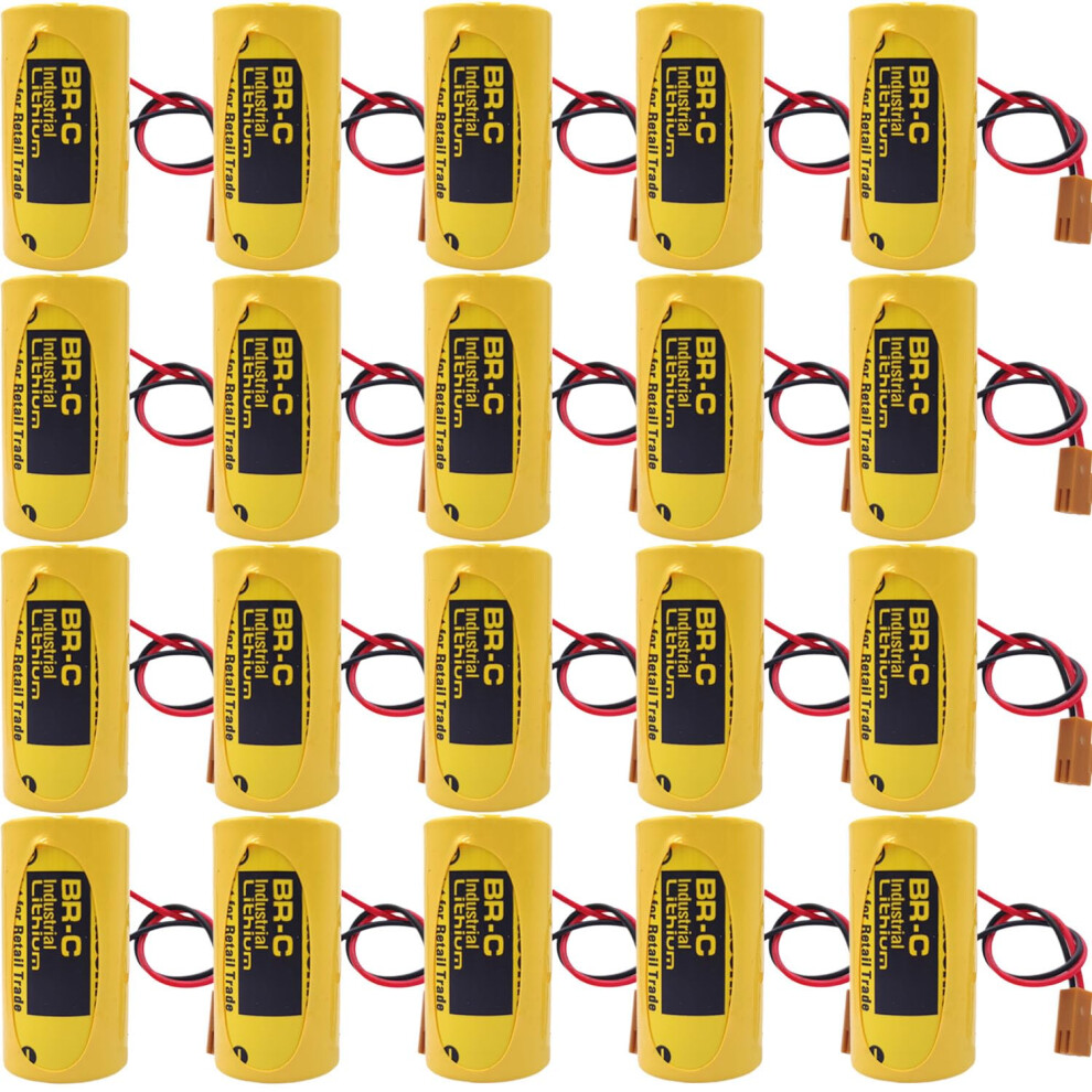 20Pack Brc Lithium Battery 3.0V 5000Mah Ultra Capacity Longterm Power Backup For Fanuc Cnc A98l00310007 Br26500 9073542795902