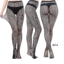 (style 14) 3 Pairs Lace Patterned Tights Fishnet Floral Stockings Small Hole Pattern Leggings Tights Net Pantyhose - Pengj