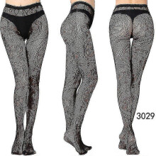 (style 27) 3 Pairs Lace Patterned Tights Fishnet Floral Stockings Small Hole Pattern Leggings Tights Net Pantyhose - Pengj