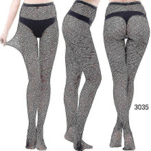 (style 33) 3 Pairs Lace Patterned Tights Fishnet Floral Stockings Small Hole Pattern Leggings Tights Net Pantyhose - Pengj