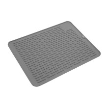 Silicone Griddle Mat Heat Resistant Non Slip Grill Side Shelf Mat for Outdoor Cooking Gray
