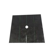 5pcs Black Weed Control Mat 1x1M Breathable Garden Ground Cover for Orchard and Tree Base