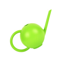 Plastic Watering Can 1.5L Long Spout Ergonomic Grip for Indoor Outdoor Plants Garden Use Bright Green