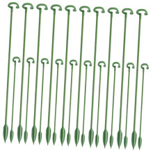 40Pcs Single Stem Plant Support Stakes for Orchids and Peonies, Reusable Durable Garden Flower Rods
