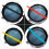 5Paires Baguettes Percussion Nylon Multiusage Couleurs Variées 3
