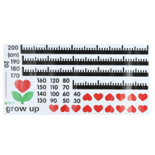 Mehrfarbig Kinder Wachstumsmesser Wandsticker Für Wohnzimmer