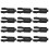 12Pcs Black ABS Baking Rack Stacking Adapters for Bakeware Space Saver 1