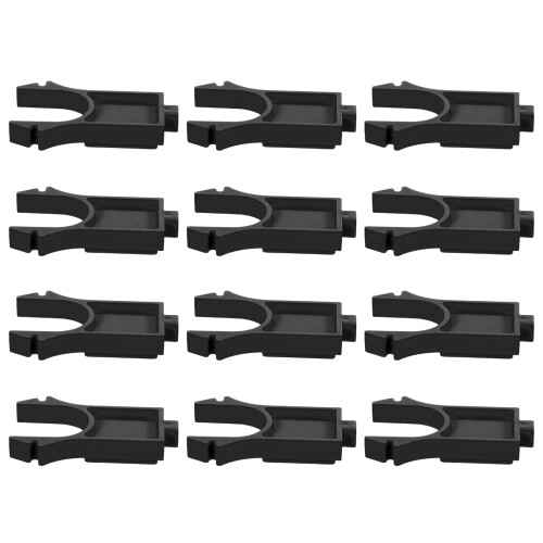 12Pcs Black ABS Baking Rack Stacking Adapters for Bakeware Space Saver