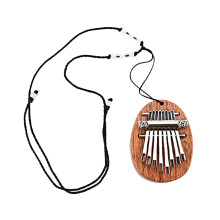 Kalimba 8 Clés Bois Marron Instrument Doigt Portable