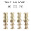 20Ensembles Goupilles En Cuivre Pour Table, Connecteurs Robustes 4