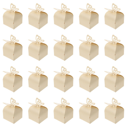50Pièces Boîtes Cadeaux Papier