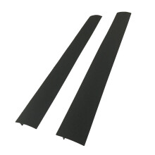 2Pièces Couvre Silicone Cuisine Résistant Chaleur Noir
