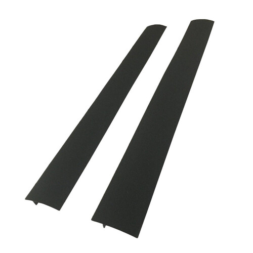 2Pièces Couvre Silicone Cuisine Résistant Chaleur Noir