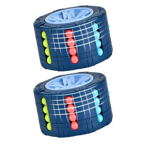 2Pièces Jouet Décompression Cube Doigt Enfant