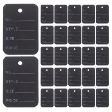 100Pcs Paper Blank Price Tags Hanging for Clothing Store Retail Labels