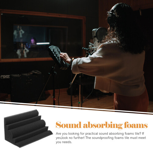 4Pièces Panneaux Mousse Absorbante Pour Audio 2