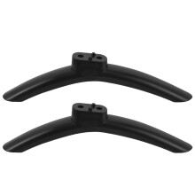 2Pcs ABS TV Base Stand Legs Heavy-Duty Universal TV Mount Black