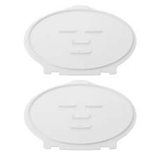 2Pcs Durable ABS DIY Facial Mask Mold Tray for Reusable Seaweed Masks
