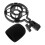 Black Microphone Shock Mount Adjustable Shock Absorbing Mic Holder 1