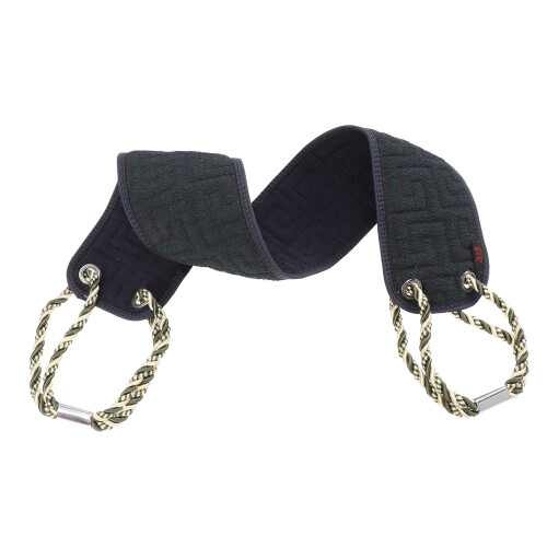 Serviette Exfoliante Noire En Bande Longue Pour Corporel