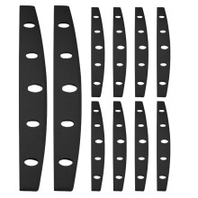 20Pcs Portable Black Protective Sheaths for Home Pizza