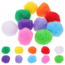 1000pcs Craft Pom Poms Assorted Color For Cheerleading Events