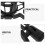 Black Microphone Shock Mount Adjustable Shock Absorbing Mic Holder 5
