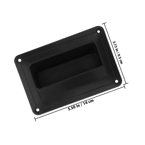 2Pz Maniglie Trasporto Per Casse Audio ABS Nero Resistente 1