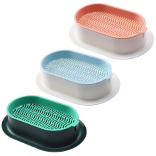 Cat Grass Planter Set of 3, Hydroponic Soil Growing Kit for Indoor Cats with EasyClean Design